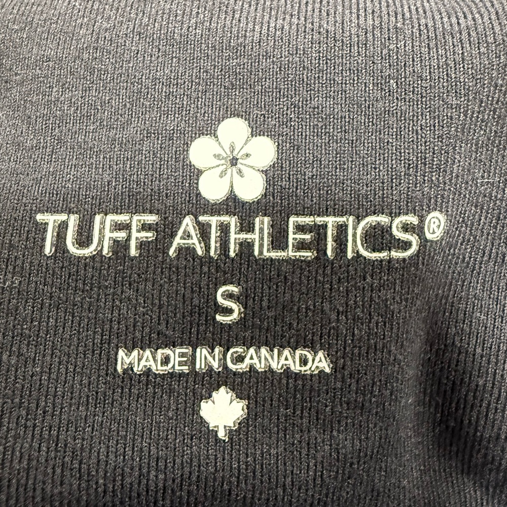 Tuff Athletics Black and Gray Camo Leggings Size Small - Picture 5 of 5